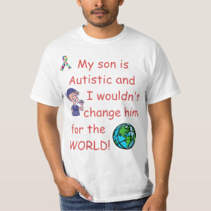Autistische Child/Do nicht Änderung für die Welt T-Shirt