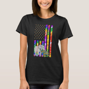 Autistische Elefanten des amerikanischen Autismus T-Shirt