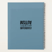 Autistische Erwachsene oder Teen Personalisierter Planer (Rückseite)