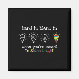 Autistische Geschenke Kinder Männer Frauen farbenf Magnet