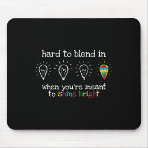 Autistische Geschenke Kinder Männer Frauen farbenf Mousepad