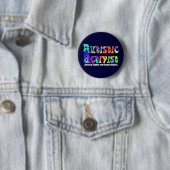 Autistische Knöpfe des Aktivisten-(Farbe) Button (Beispiel)