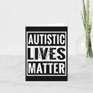 Autistische Leben Autismus Sensibilisierung Liebe Karte