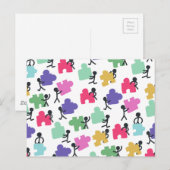 autistische Menschen Postkarte (Vorne/Hinten)
