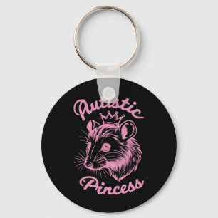 Autistische Prinzessin Opossum 1 Schlüsselanhänger
