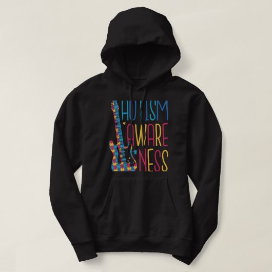 Autistische Puzzletechnik zur Unterstützung einer Hoodie (Design vorne)