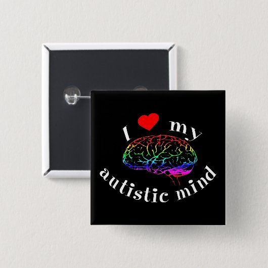 Autistische Sinnesknöpfe Button (Vorne & Hinten)