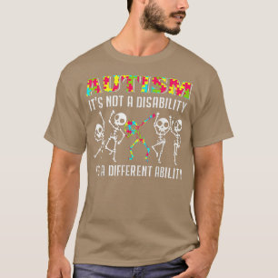 Autistische Skelettabbaubarkeit nicht unterschiedl T-Shirt