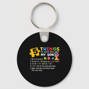 Autistische Son Autismus Sensibilisierung für Mama Schlüsselanhänger