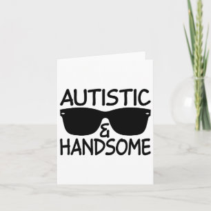 Autistische und handwerkliche Funny Autismus Bewus Karte