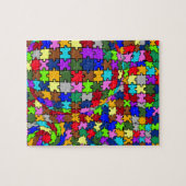 Autistische zackige Verzerrung Puzzle (Horizontal)