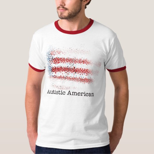Autistischer Amerikaner T-Shirt (Vorderseite)
