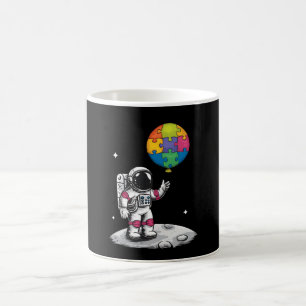 Autistischer Astronaut Ballon Weltraum Autismus-Be Kaffeetasse