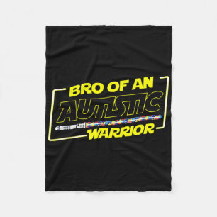 Autistischer Autismus-Bewusstseins-Krieger-Bruder- Fleecedecke