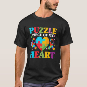 Autistischer Autist Autismusrätselteil meines Herz T-Shirt