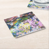 Autistischer künstlerischer Abstrakter Untersetzer (angewinkelt)