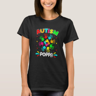 Autistischer Papa Puzzle Unterstützen Familie Auti T-Shirt