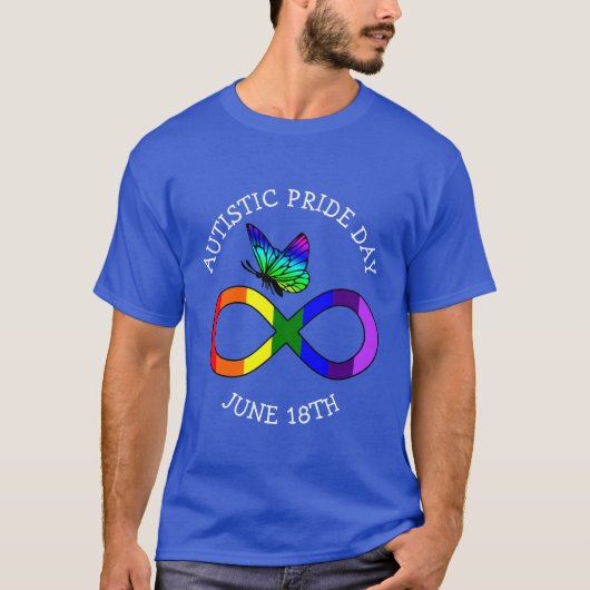 Autistischer Pride Day 18. Juni Shirt (Vorderseite)
