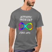 Autistischer Pride Day 18. Juni Shirt (Vorderseite)
