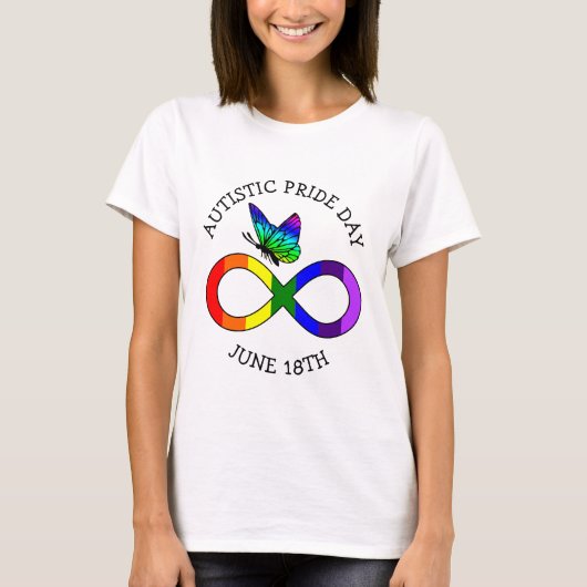 Autistischer Pride Day 18. Juni Shirt (Vorderseite)