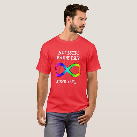 Autistischer Pride Day 18. Juni Shirt (Vorne ganz)