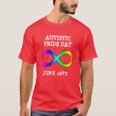 Autistischer Pride Day 18. Juni Shirt (Vorderseite)