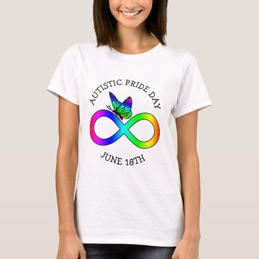 Autistischer Pride Day 18. Juni Shirt (Vorderseite)