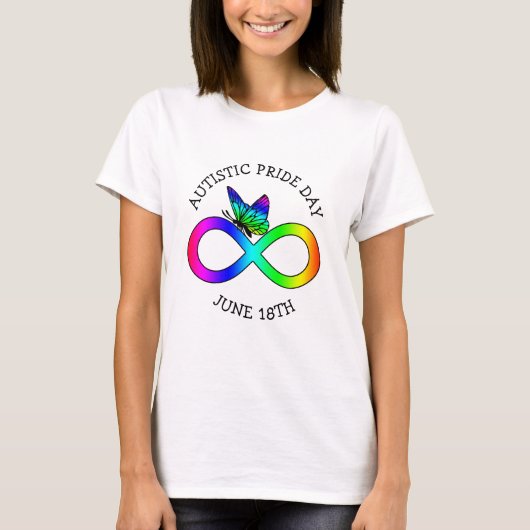 Autistischer Pride Day 18. Juni Shirt (Vorderseite)