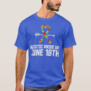 Autistischer Pride Tag 18. Juni Funny Autism Gesch T-Shirt