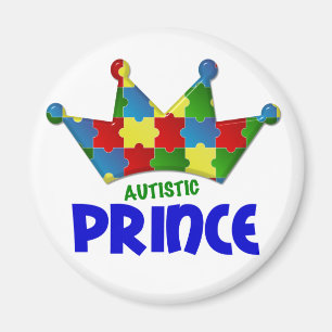 Autistischer Prinz 1 AUTISMUS Magnet