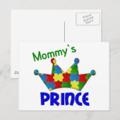 Autistischer Prinz 3 AUTISM Postkarte (Vorne/Hinten)