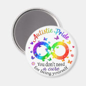 Autistischer Prix Magnet (Vorderseite/Rückseite)