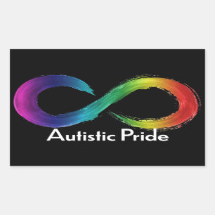 Autistischer Prix Rechteckiger Aufkleber