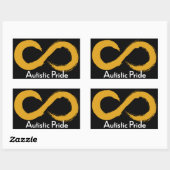 Autistischer Prix Rechteckiger Aufkleber (Blatt)