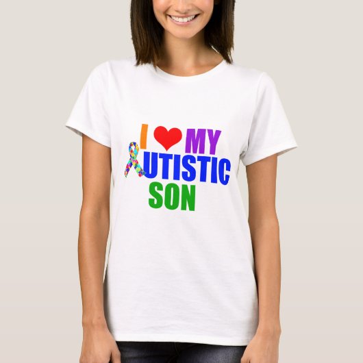 Autistischer Sohn-Frauen T-Shirt (Vorderseite)