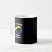 Autistischer Stolz - Bewusstsein für Autismus - Ra Kaffeetasse (Vorderseite Links)