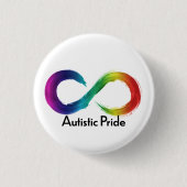 Autistischer Stolz Button (Vorderseite)