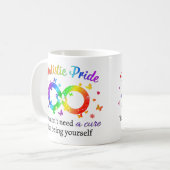Autistischer Stolz Kaffeetasse (Vorderseite Links)