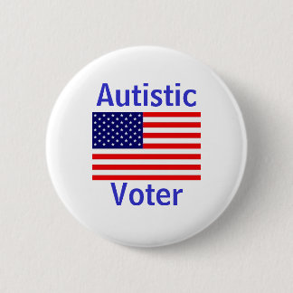 Autistischer Wähler Button