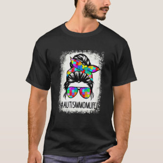 Autistisches Autismus-Bewusstsein Mom Leben Frauen T-Shirt