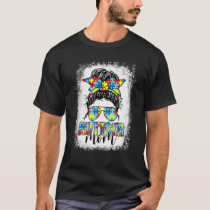 Autistisches Autismus-Bewusstsein Mom Leben S Frau T-Shirt