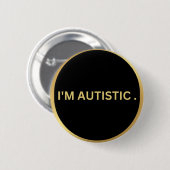 autistisches Design Button (Vorne & Hinten)