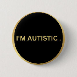 autistisches Design Button