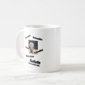 Autistisches Einstien Kaffeetasse (Vorderseite Links)