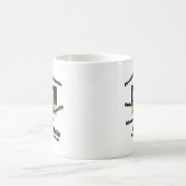 Autistisches Einstien Kaffeetasse (Mittel)