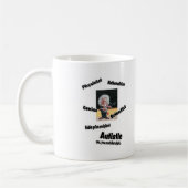 Autistisches Einstien Kaffeetasse (Links)