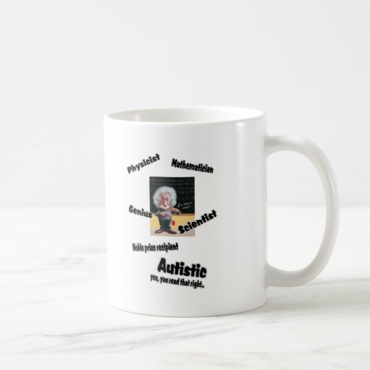 Autistisches Einstien Kaffeetasse (Rechts)