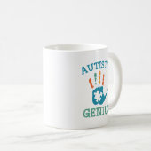 Autistisches Genie Kaffeetasse (VorderseiteRechts)