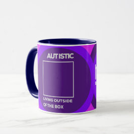 Autistisches Leben außerhalb der Box Kaffee Tasse