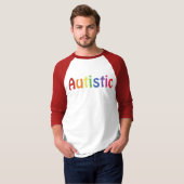 Autistisches Rainbow-Shirt T-Shirt (Vorne ganz)